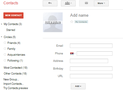 Cómo agregar y editar detalles de contacto en Gmail