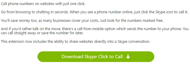 Cómo instalar el complemento Click to Call de Skype 2
