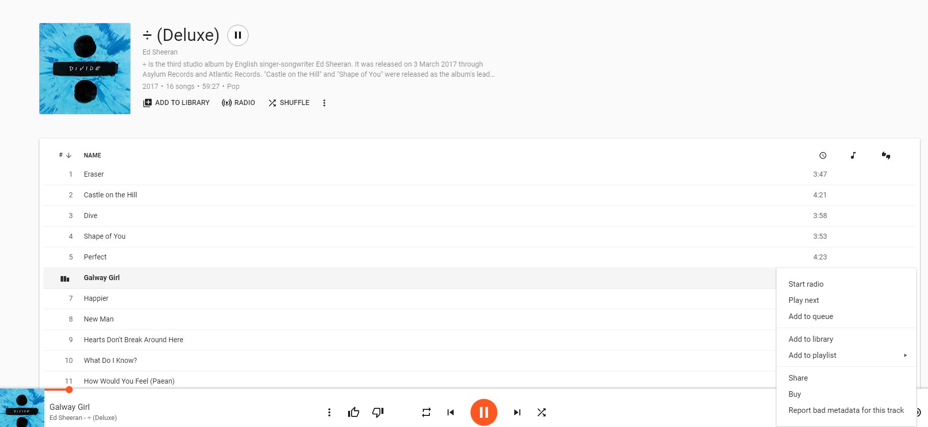 Cómo comprar música desde Google Play 3