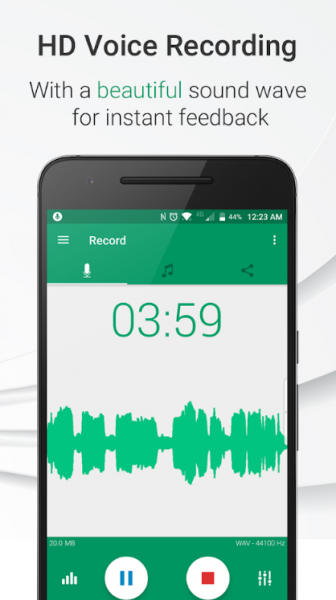 Las mejores aplicaciones de grabación de voz de Android 10