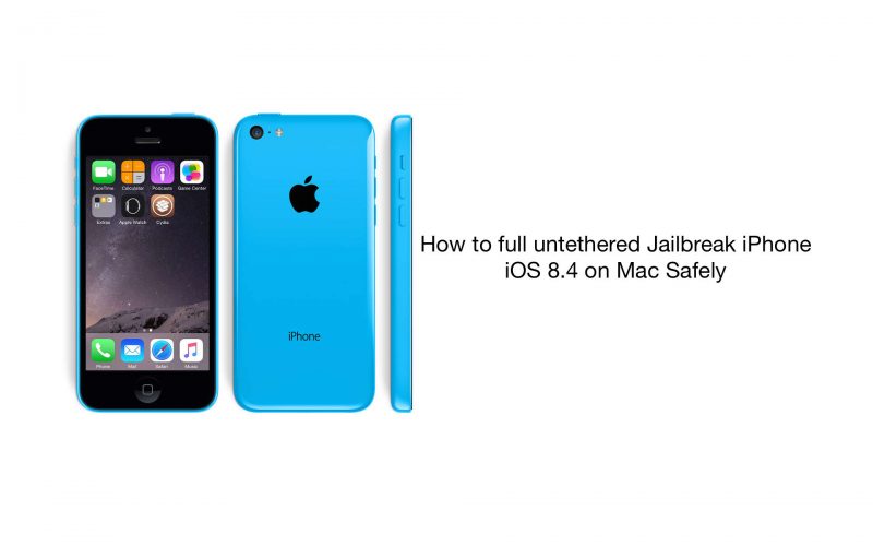 Cómo completar el Jailbreak sin ataduras del iPhone iOS 8.4 en Mac de forma segura 2