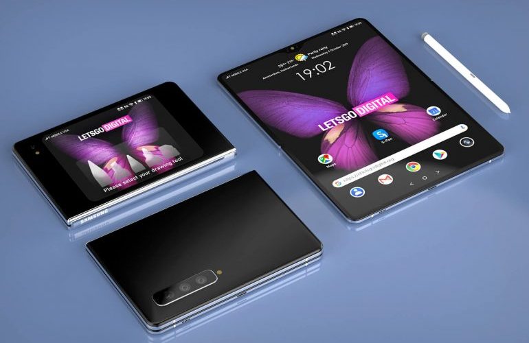 Se encuentra un teléfono inteligente plegable de Samsung en una nueva presentación de patente 2